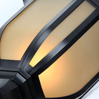 Outdoor Light Retro Black Metal Pillar Lamp | Retora