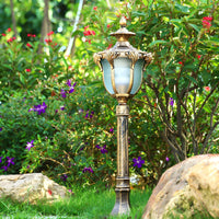 Outdoor Light Retro with Prismatic Glass Bell Shade | Evolis