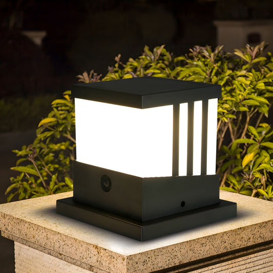 Outdoor Light Solar Cube in Modern Style | Xavira