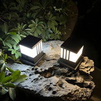 Outdoor Light Solar Cube in Modern Style | Xavira