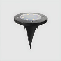 Outdoor Light Solar LED Circle Shape Minimalist | Zyrelle