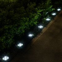 Outdoor Light Solar LED Circle Shape Minimalist | Zyrelle
