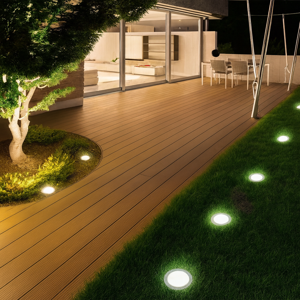 Outdoor Light Solar LED Circle Shape Minimalist | Zyrelle