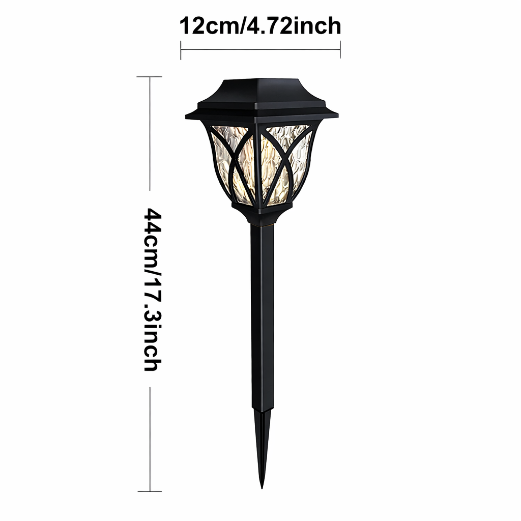 Outdoor Light Solar LED Garden Pathway Warm Light | Lumefra