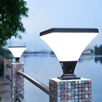Outdoor Light Solar LED Post Lantern Aluminium Minimalist | Lioren