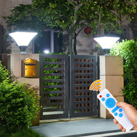 Outdoor Light Solar LED Post Lantern Aluminium Minimalist | Lioren