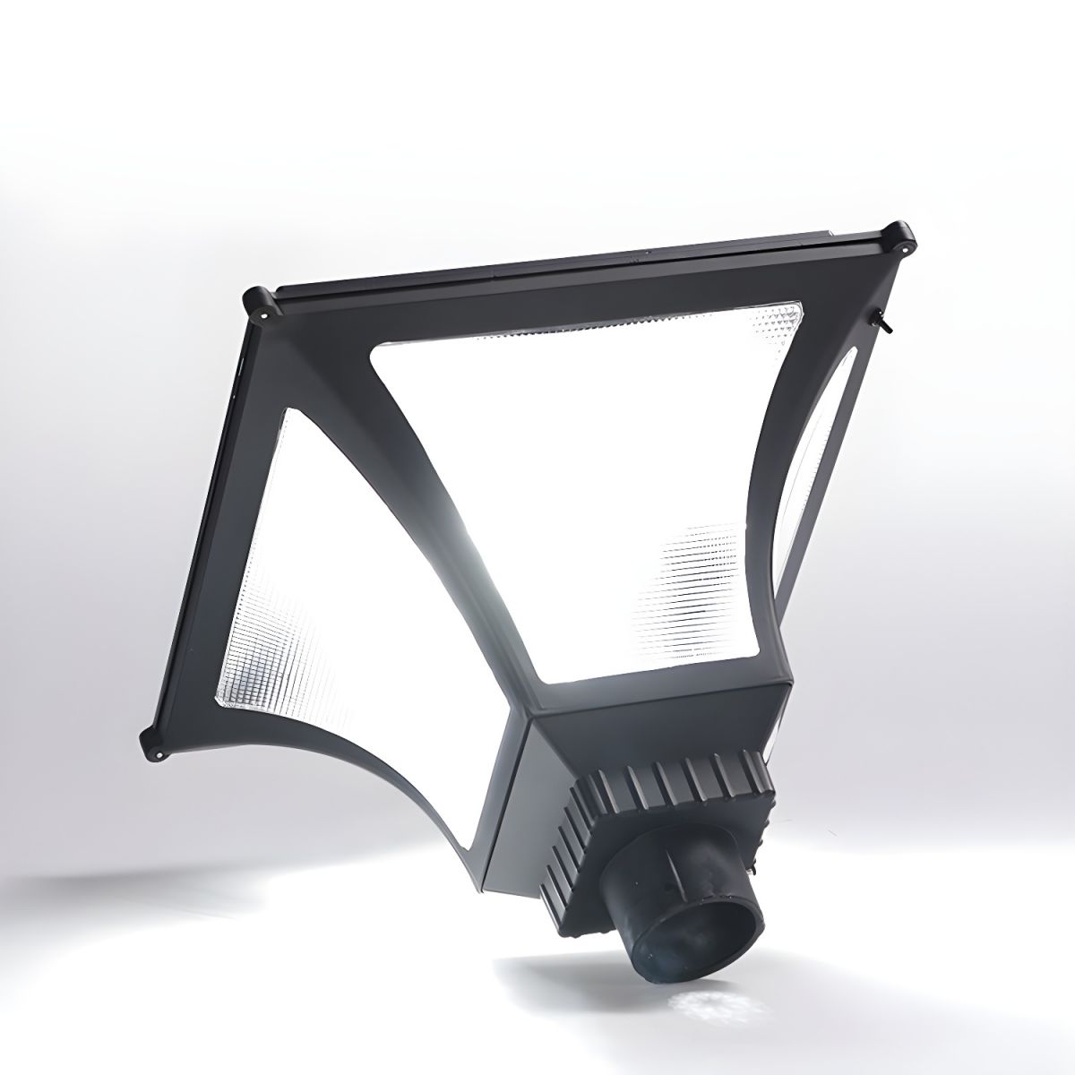 Outdoor Light Solar LED Post Lantern Aluminium Minimalist | Lioren