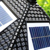 Outdoor Light Solar Metal Rectangle Design | Solviro