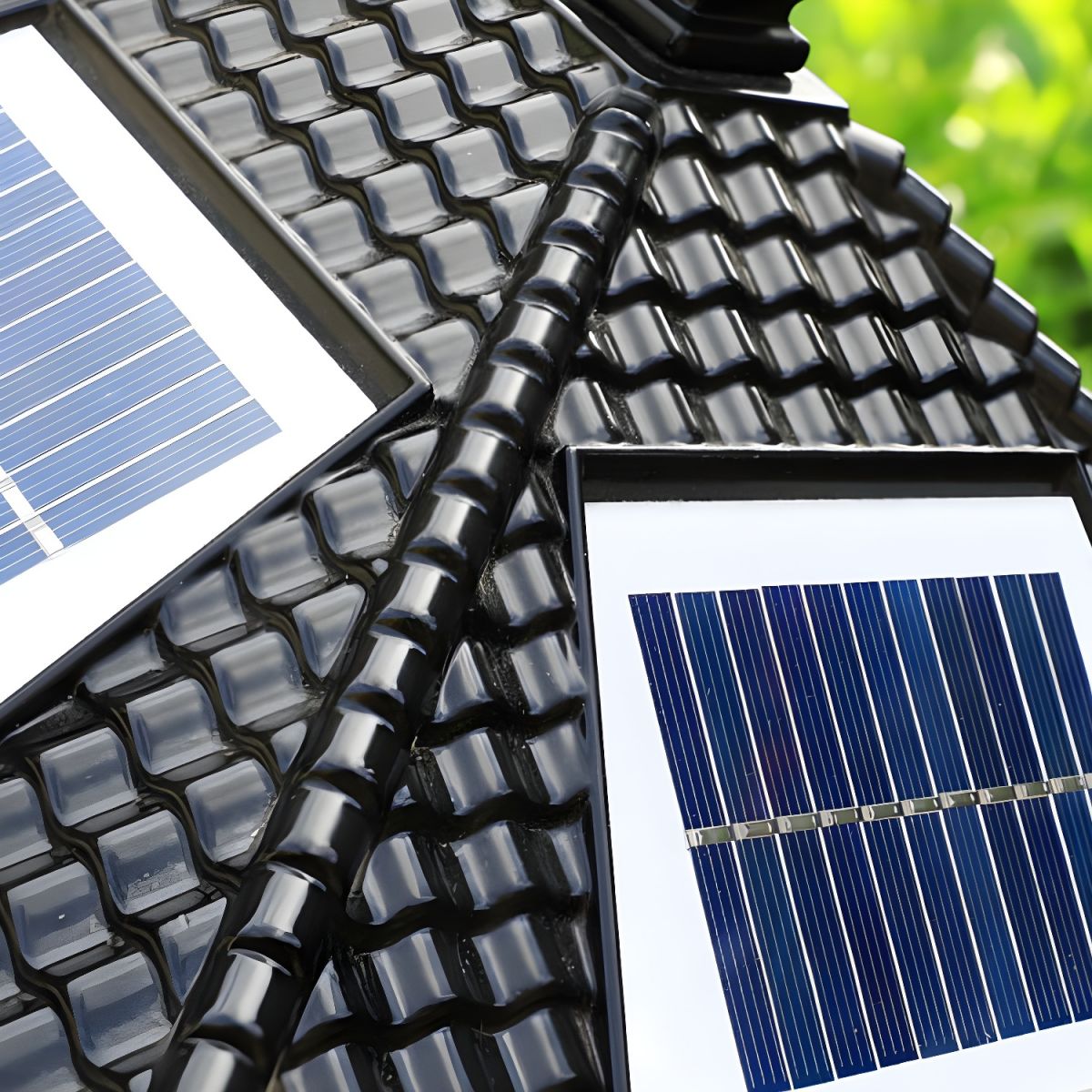 Outdoor Light Solar Metal Rectangle Design | Solviro