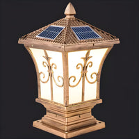 Outdoor Light Solar Metal Rectangle Design | Solviro