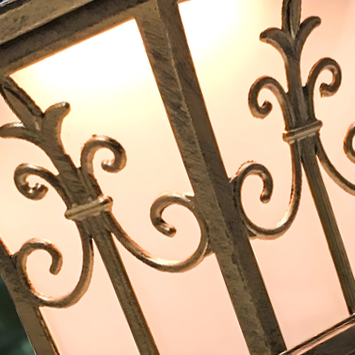 Outdoor Light Solar Metal Rectangle Design | Solviro