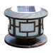 Outdoor Light Solar Metal Round Modern Style | Levoro