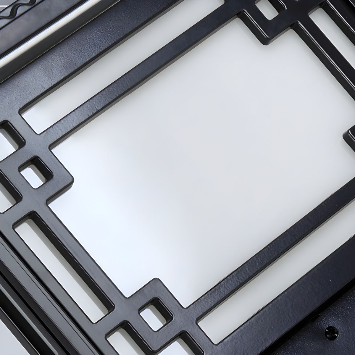 Outdoor Light Solar Metal Square Modern Style | Trevon