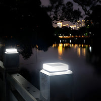 Outdoor Light Solar Plastic Pillar Modern Style | Crezia