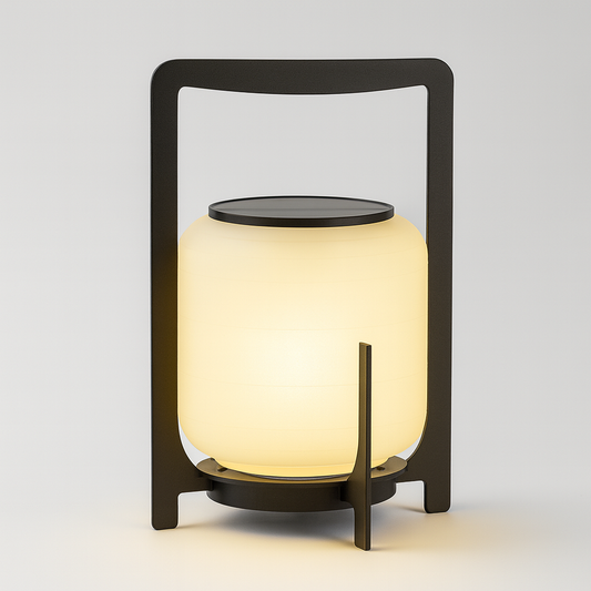 Outdoor Light Solar Steel Modern | Delvin