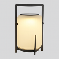 Outdoor Light Solar Steel Modern | Delvin