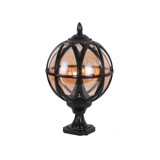 Outdoor Light Spherical Glass Pillar Lamp Waterproof | Olviro
