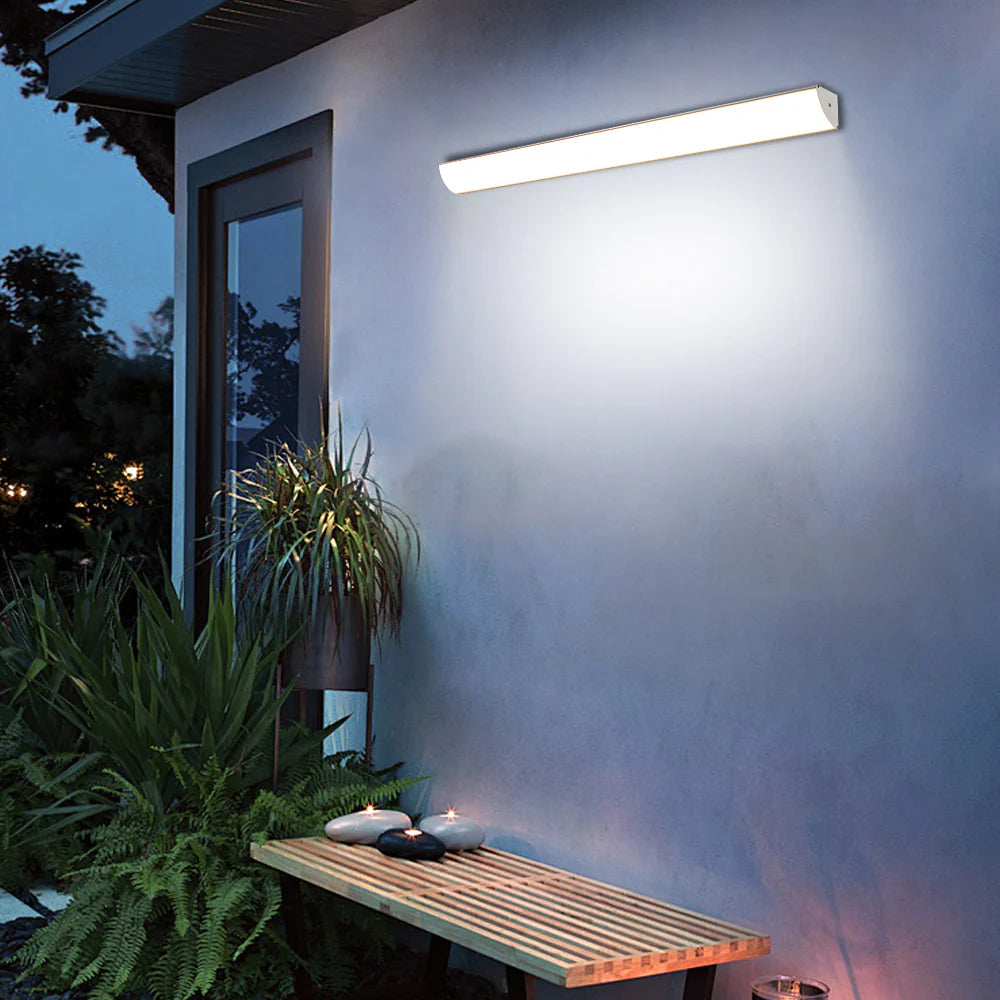 Outdoor Light Waterproof LED Wall Fixture Aluminium Minimalist | Zalivo