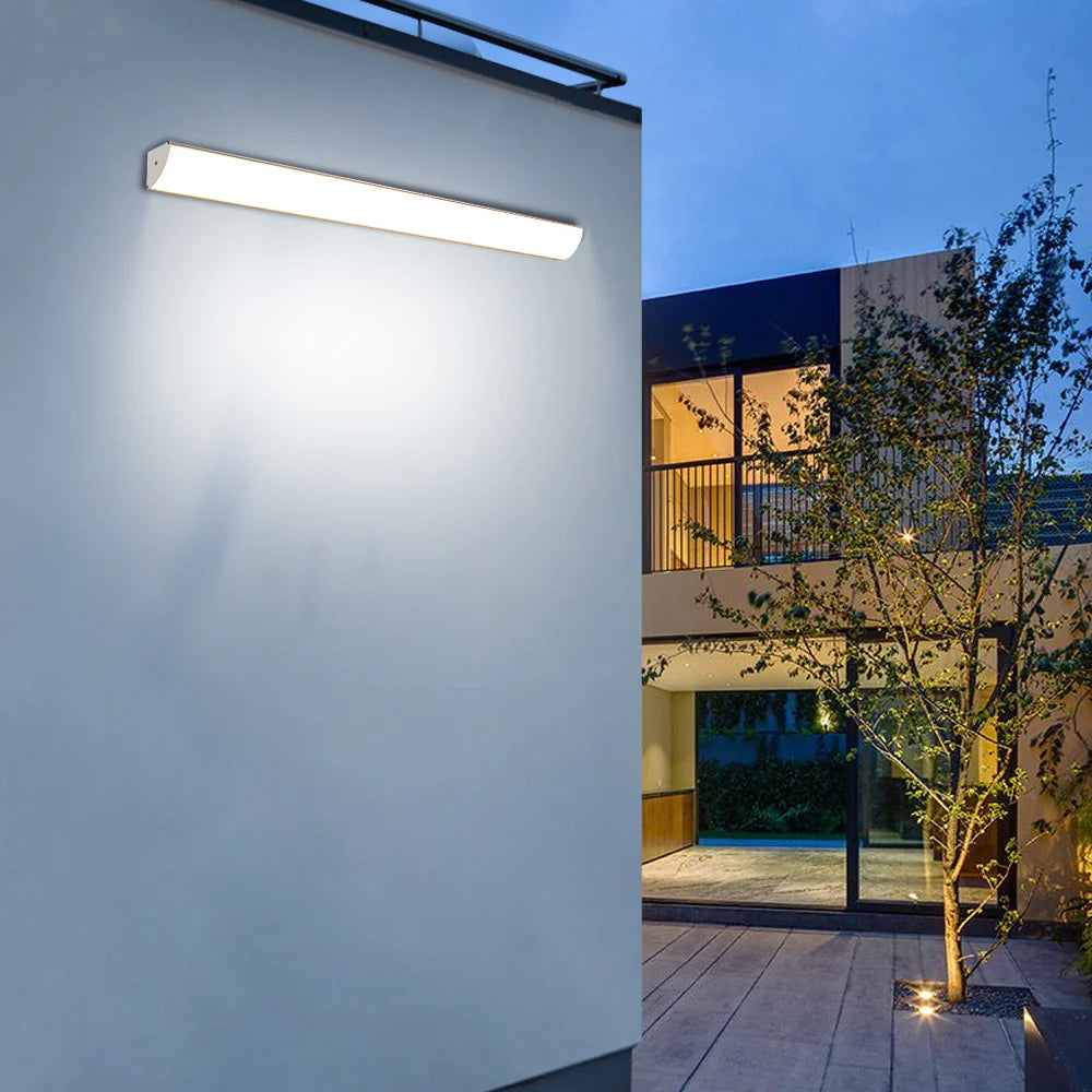 Outdoor Light Waterproof LED Wall Fixture Aluminium Minimalist | Zalivo