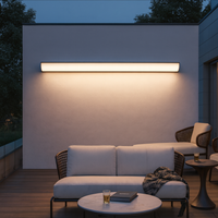 Outdoor Light Waterproof LED Wall Fixture Aluminium Minimalist | Zalivo