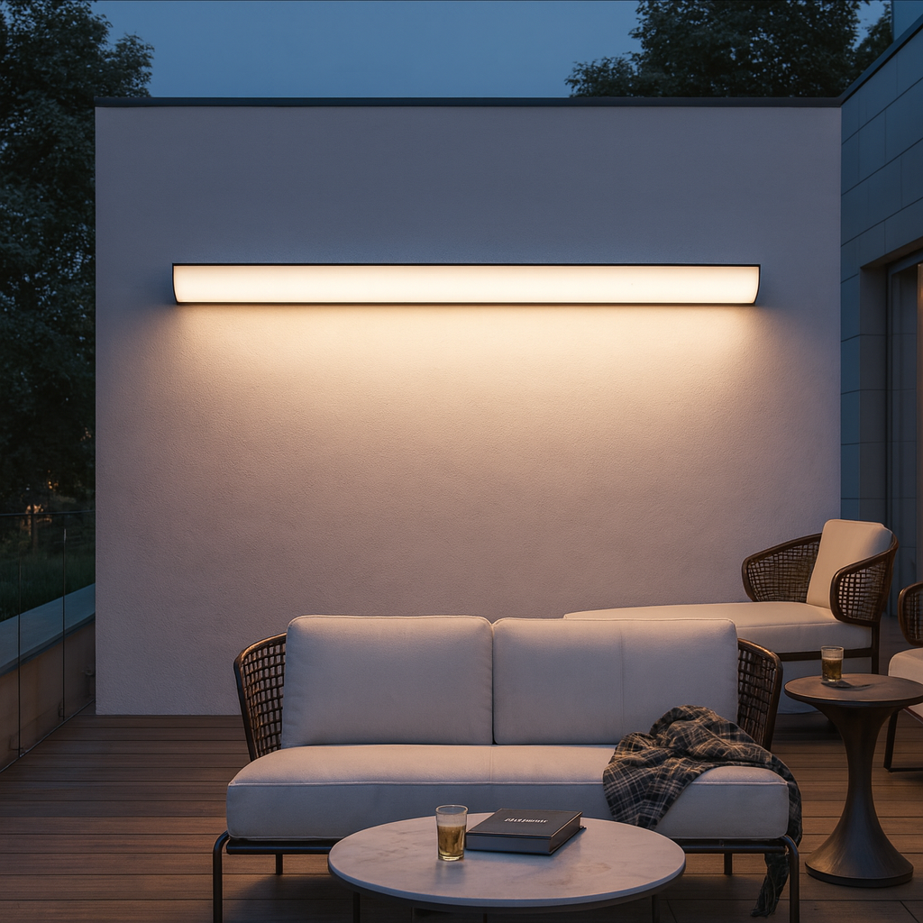 Outdoor Light Waterproof LED Wall Fixture Aluminium Minimalist | Zalivo