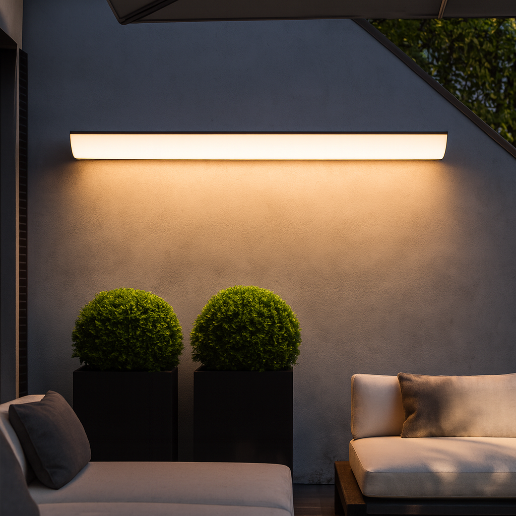 Outdoor Light Waterproof LED Wall Fixture Aluminium Minimalist | Zalivo