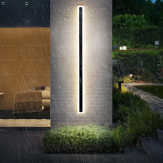 Outdoor Light Waterproof Up Down Wall Light Black Finish | Narvis