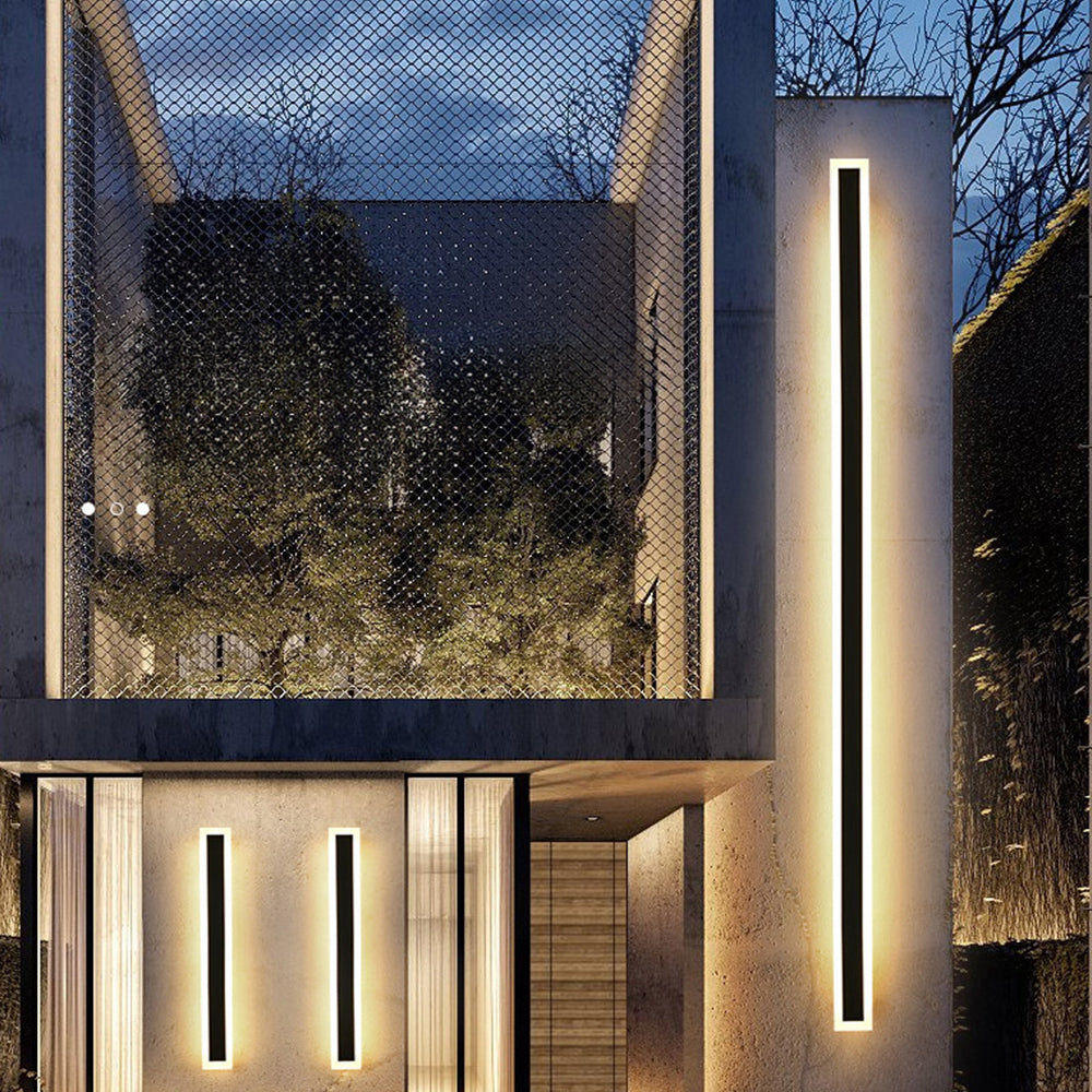 Outdoor Light Waterproof Up Down Wall Light Black Finish | Narvis