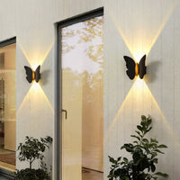 Outdoor Wall Light Aluminium Butterfly Design Modern Style | Laviro