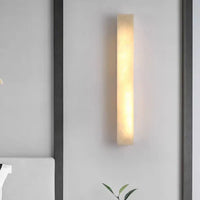 Outdoor Wall Light Imitated Alabaster Modern Facade | Aldaro