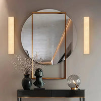 Outdoor Wall Light Imitated Alabaster Modern Facade | Aldaro