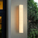 Outdoor Wall Light Imitated Alabaster Modern Facade | Aldaro