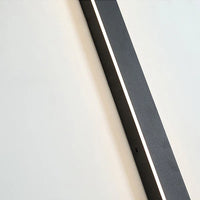Outdoor Wall Light LED Linear Black for Garden Use | Silexa
