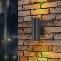Outdoor Wall Light Metal Double Head Modern Design | Wallux