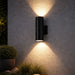 Outdoor Wall Light Metal Double Head Modern Design | Wallux