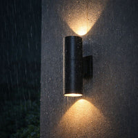 Outdoor Wall Light Metal Double Head Modern Design | Wallux