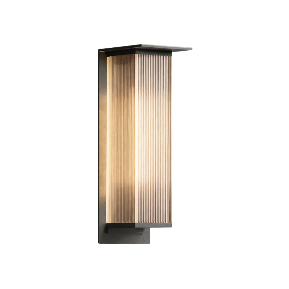 Outdoor Wall Light Rectangular Metal Modern Design | Natave