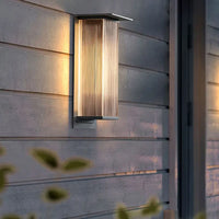 Outdoor Wall Light Rectangular Metal Modern Design | Natave