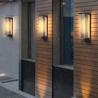 Outdoor Wall Light Rectangular Metal Modern Design | Natave