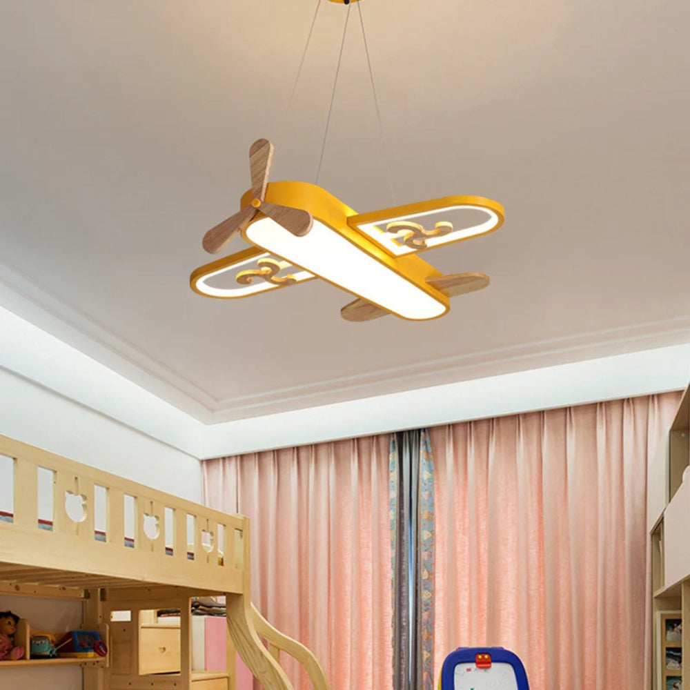 Pendant Light Acrylic Plane Design Kids Bedroom | Aerolux