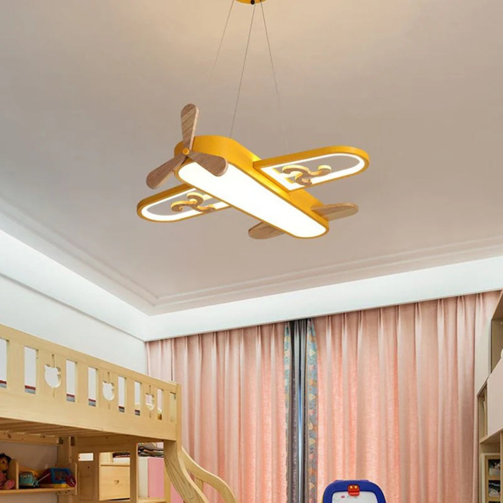 Pendant Light Acrylic Plane Design Kids Bedroom | Aerolux