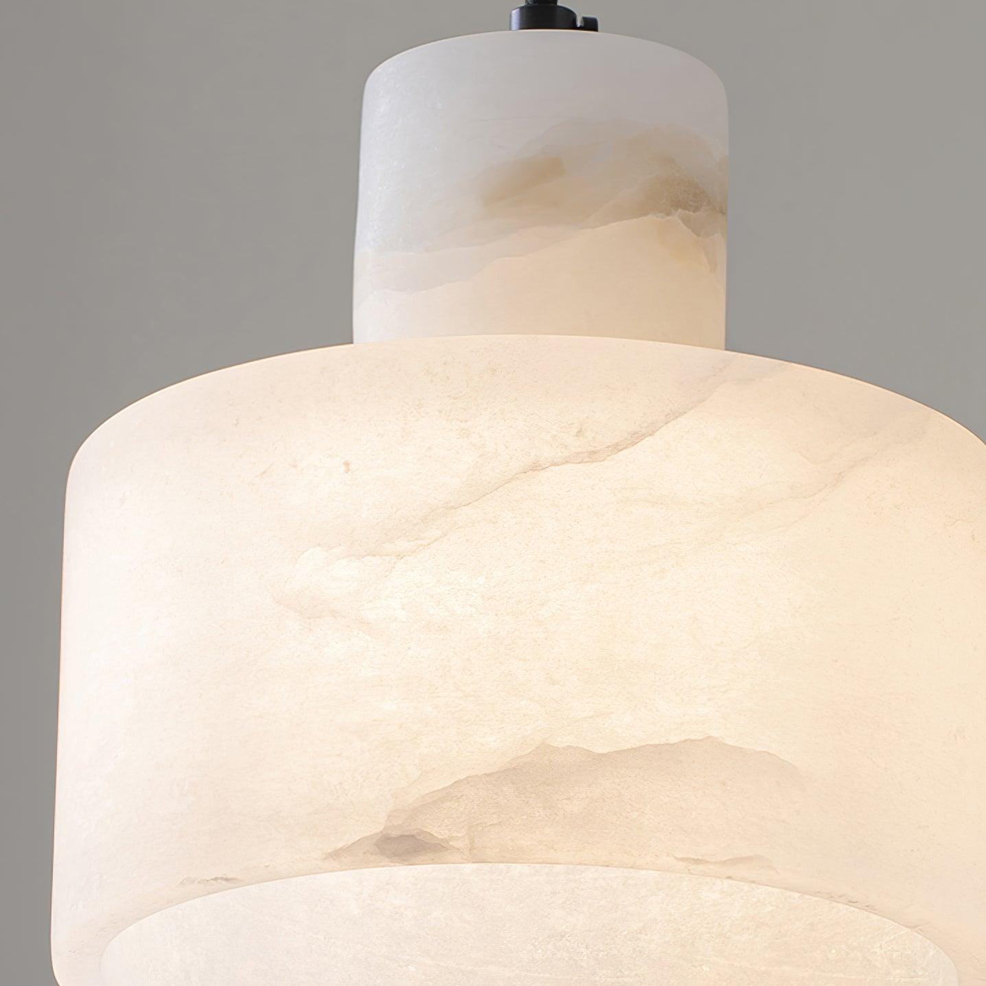 Pendant Light Alabaster Cylinder Nordic Style | Celestia