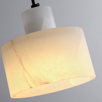 Pendant Light Alabaster Cylinder Nordic Style | Celestia