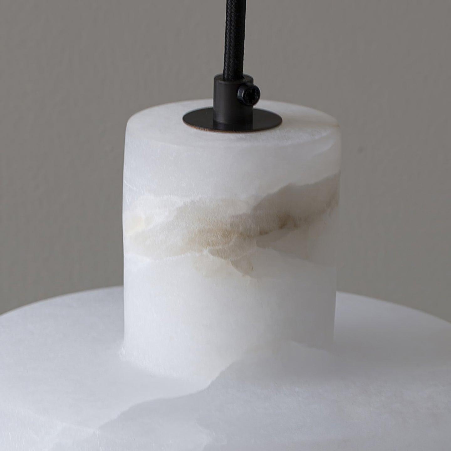 Pendant Light Alabaster Cylinder Nordic Style | Celestia