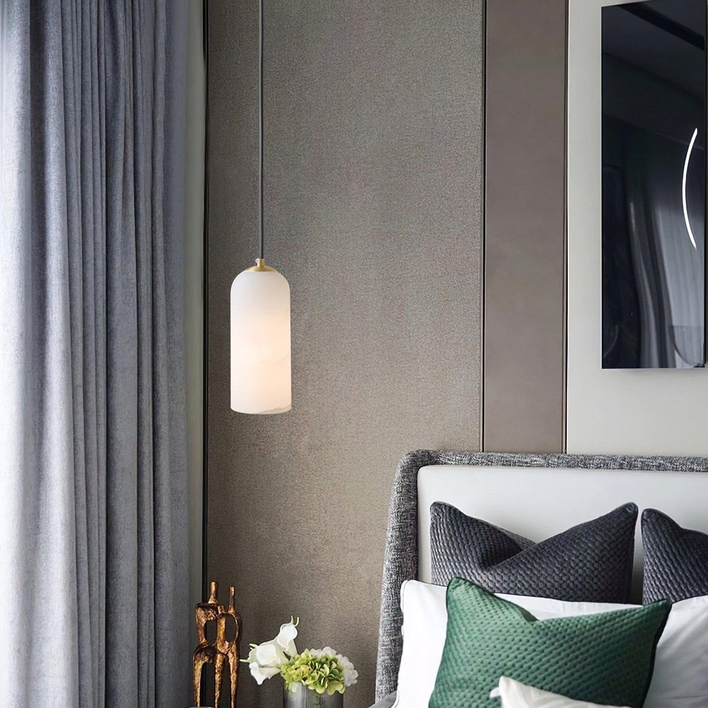 Pendant Light Alabaster with Nordic Minimalist Design | Muntura