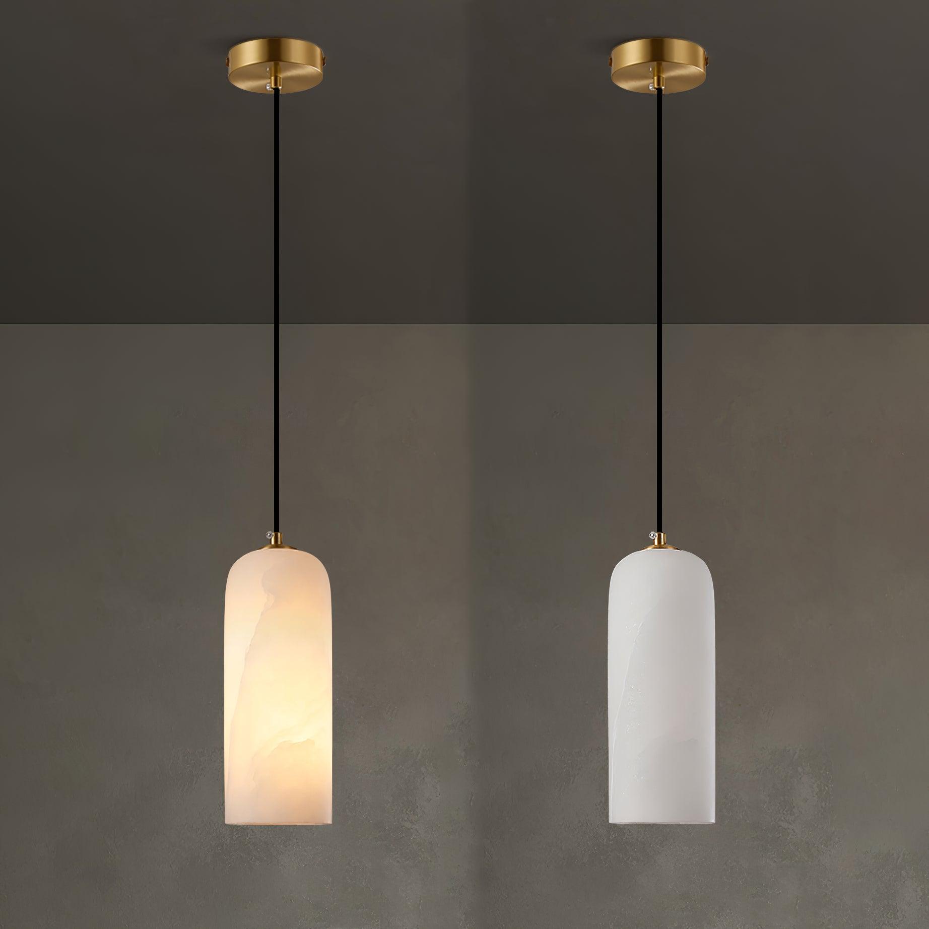 Pendant Light Alabaster with Nordic Minimalist Design | Muntura