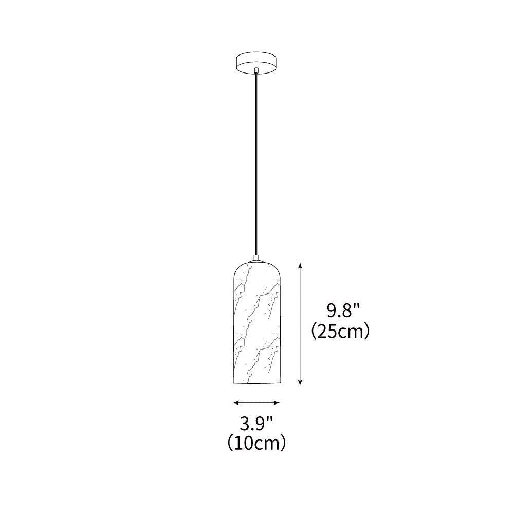 Pendant Light Alabaster with Nordic Minimalist Design | Muntura