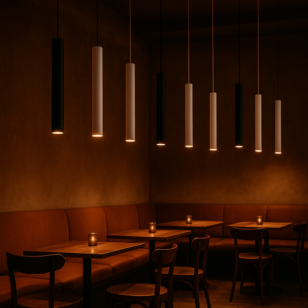 Pendant Light Aluminium LED in Scandinavian Style | Cylena