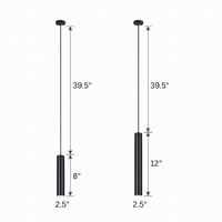 Pendant Light Aluminium LED in Scandinavian Style | Cylena