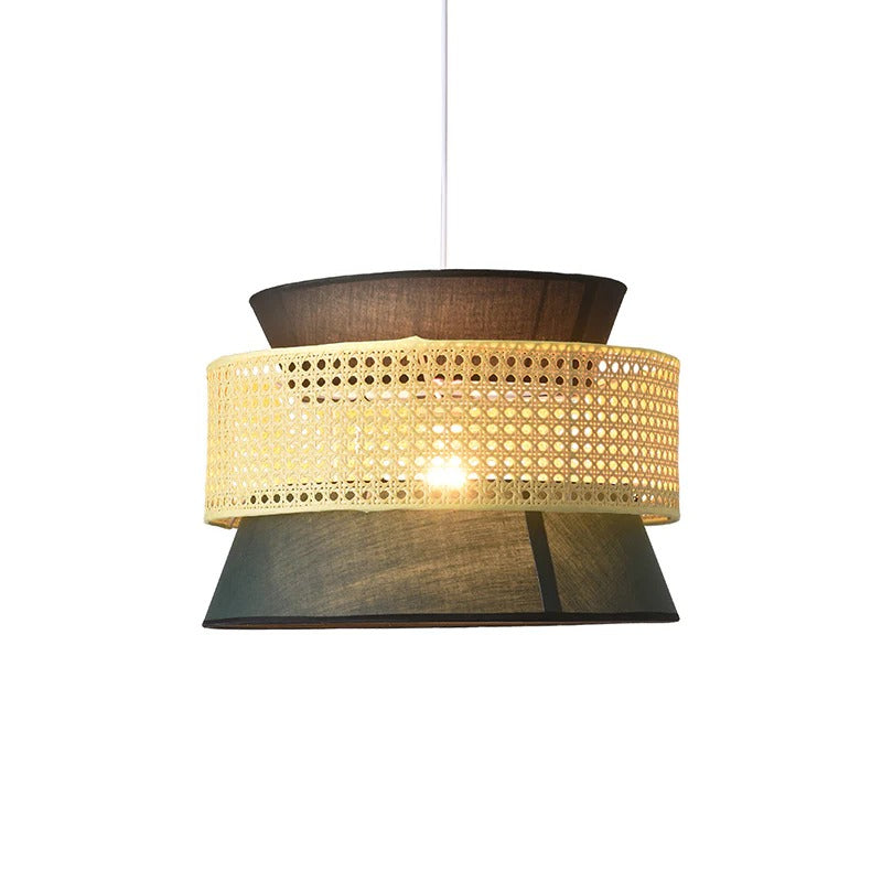 Pendant Light Bamboo Shade Oriental Hanging Design | Rattivo